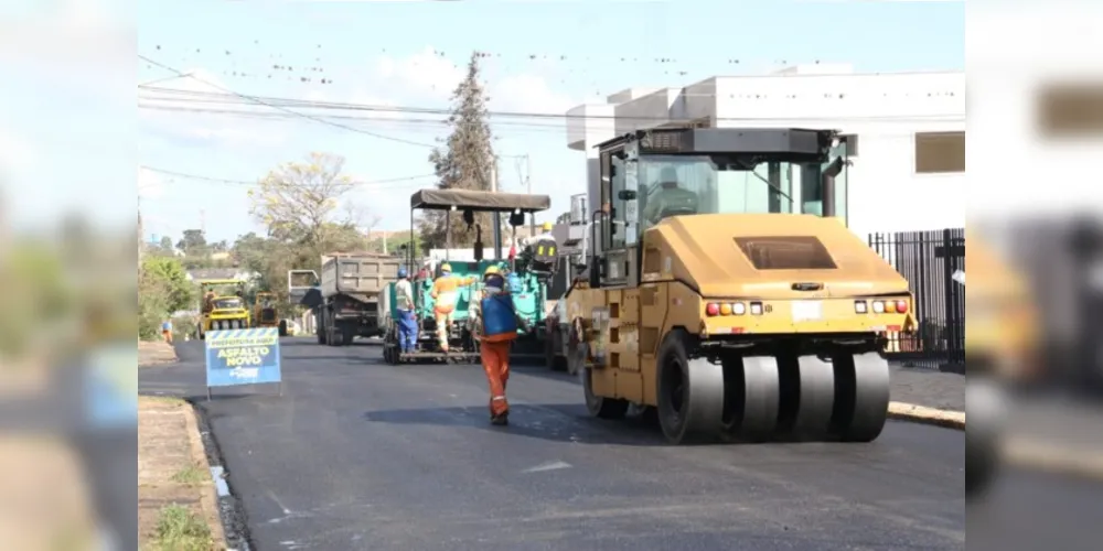 Desde o dia 27 de junho a Prefeitura está promovendo a revitalização de ruas e avenidas deterioradas pela ação do tráfego e condições climáticas