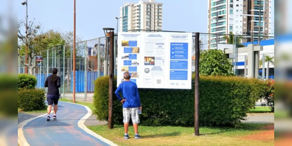 O Parque Ambiental foi um dos locais que recebeu as novas placas turísticas