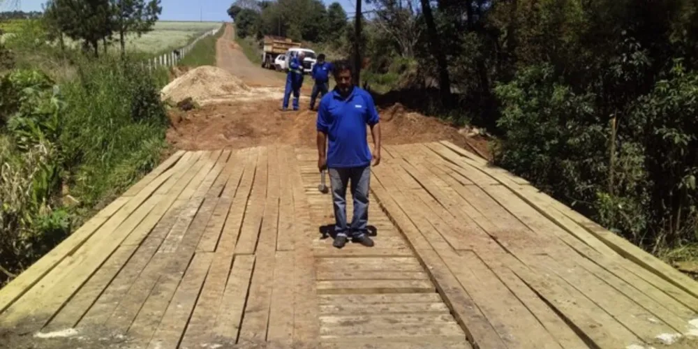 Obra também serve para o escoamento da produção de propriedades da região