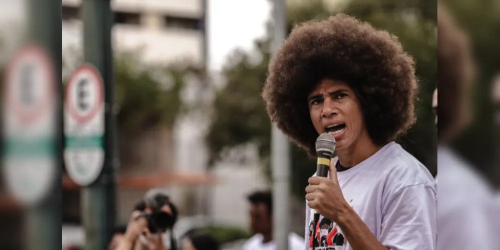 Renato Freitas, candidato a deputado estadual na Assembleia Legislativa do Paraná (Alep)