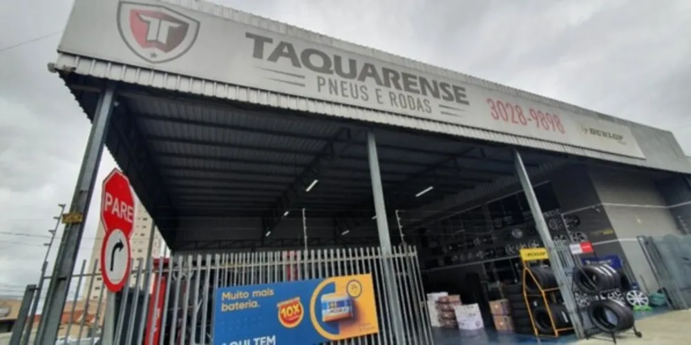 Na compra de quatro pneus, o cliente Taquarense ganha alinhamento e balanceamento gratuito