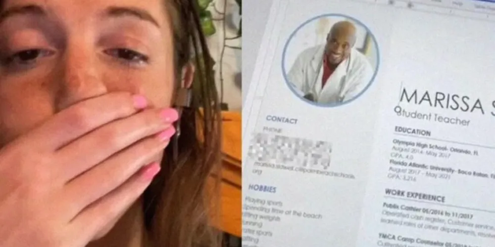 Falta de atenção, fez a norte-americana viralizar nas redes sociais