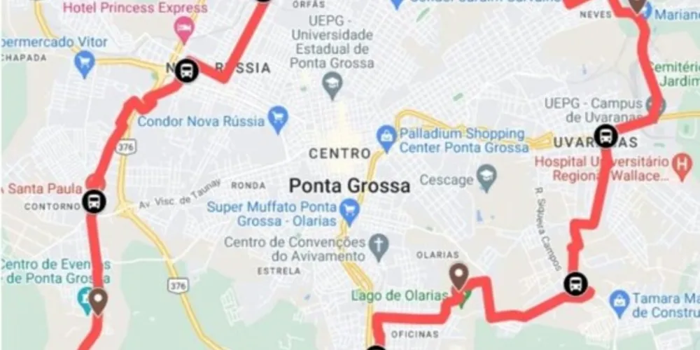 Maior linha interbairros de Ponta Grossa entra em operação em agosto