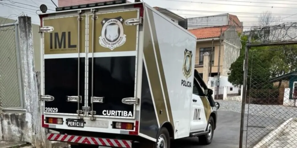 Corpo foi recolhido pelo IML de Ponta Grossa