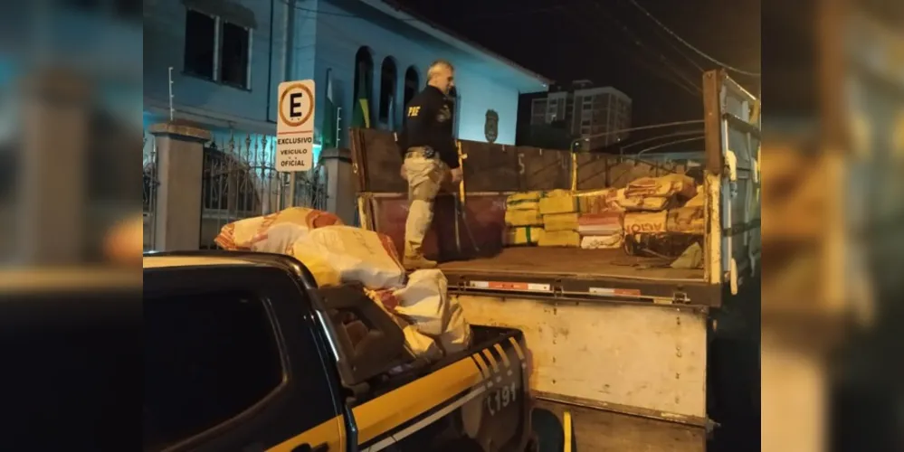 Apreensão é a maior do ano no Paraná; motorista foi preso em operação policial