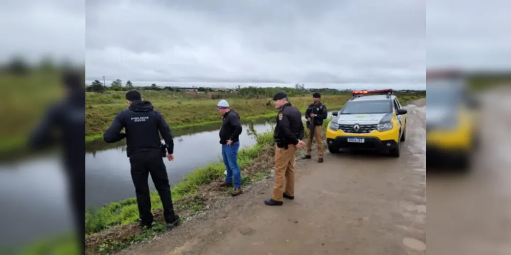 A região é próxima a uma ponte, no limite com São José dos Pinhais