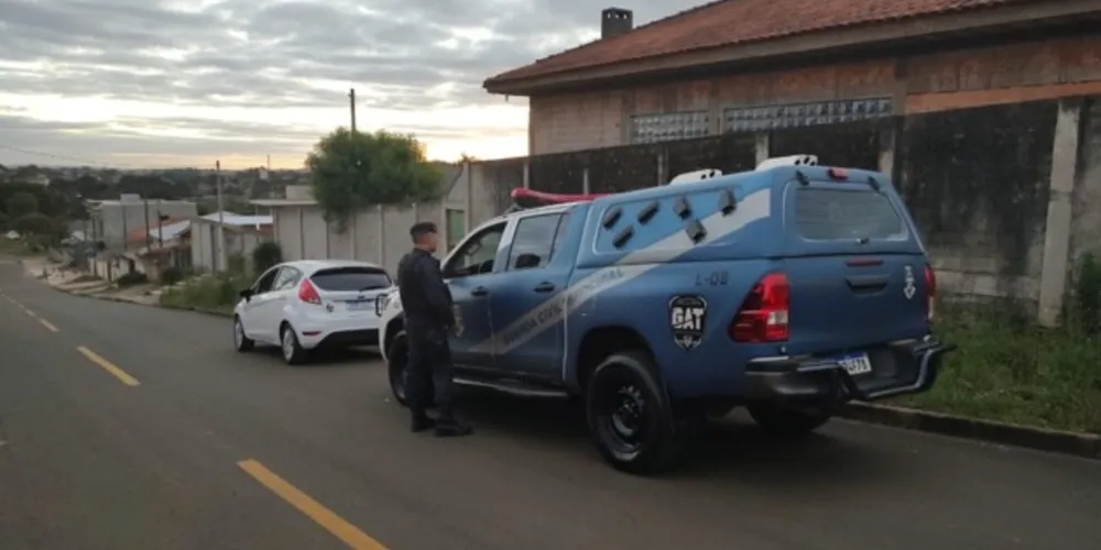 Ocorrência foi em uma residência no Jardim Paraíso, em Ponta Grossa