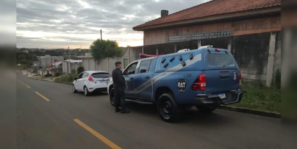 Ocorrência foi em uma residência no Jardim Paraíso, em Ponta Grossa
