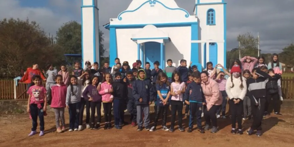 Turma pôde aprender hábitos e tradições de gerações passadas, além de conhecerem pontos importantes