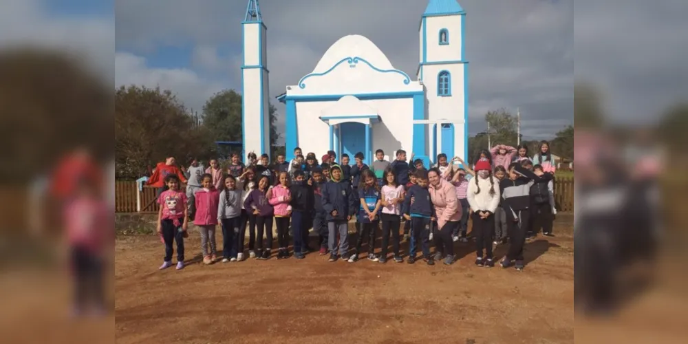 Turma pôde aprender hábitos e tradições de gerações passadas, além de conhecerem pontos importantes