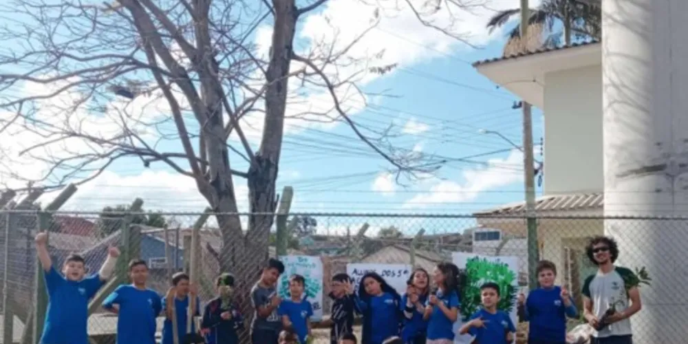 Alunos puderam imergir nas temáticas ambientais nos entornos da escola