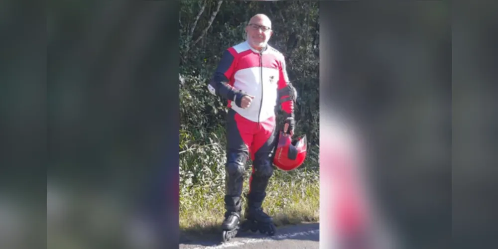 Patinador Alex Vedan participa de campeonato de Downhill