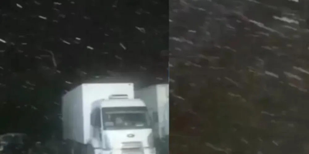 São Joaquim (SC) foi uma das cidades da Serra Catarinense com registro de neve