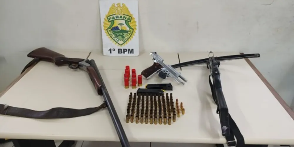 Armas apreendidas por policiais militares foram entregues na 13ª SDP