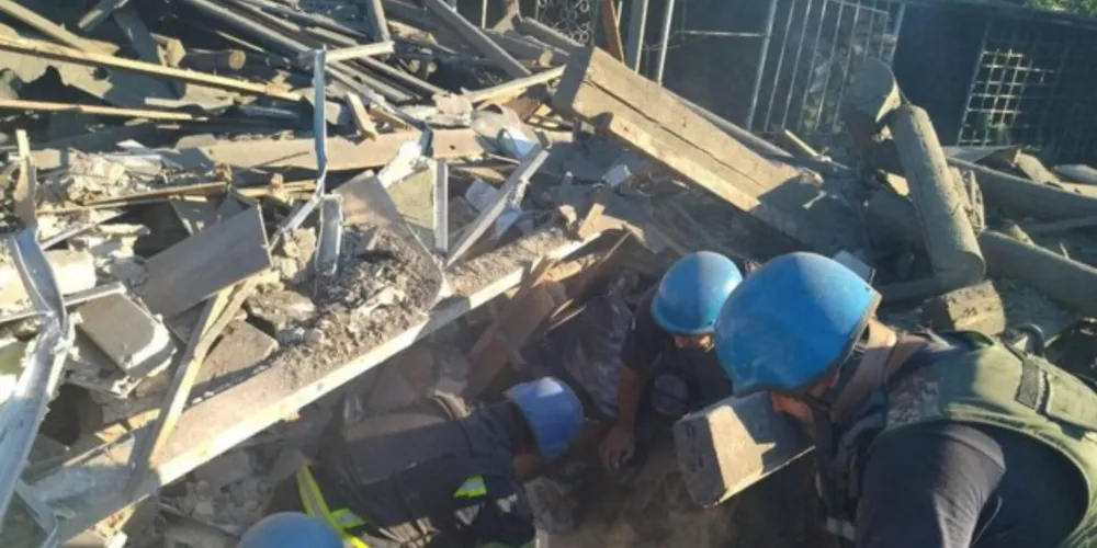 Informações são do serviço de emergência ucraniano