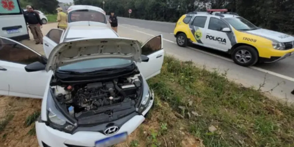 Ele estava com outro jovem, que não se feriu. Segundo a polícia, a dupla é suspeita de roubo de carga
