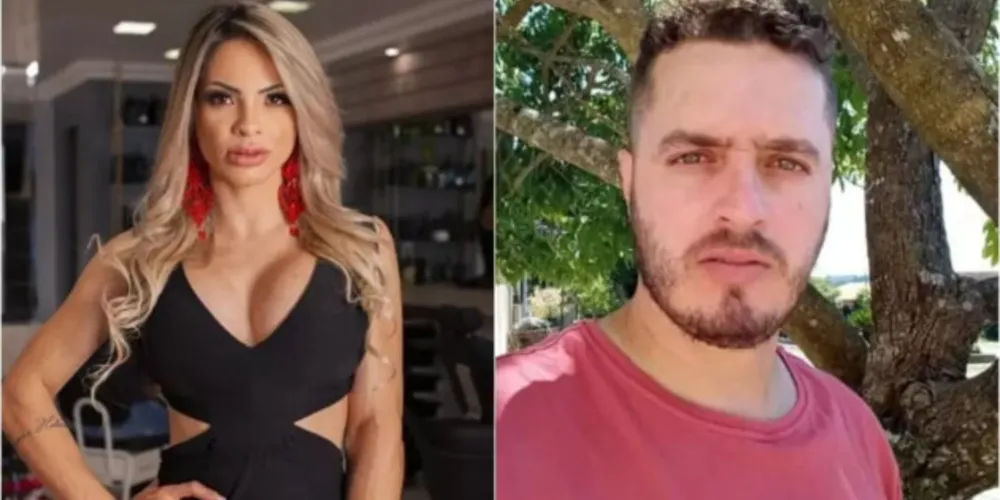 Cassia (esq) teria deixado o local após o acidente; Jheykson (dir) não resistiu