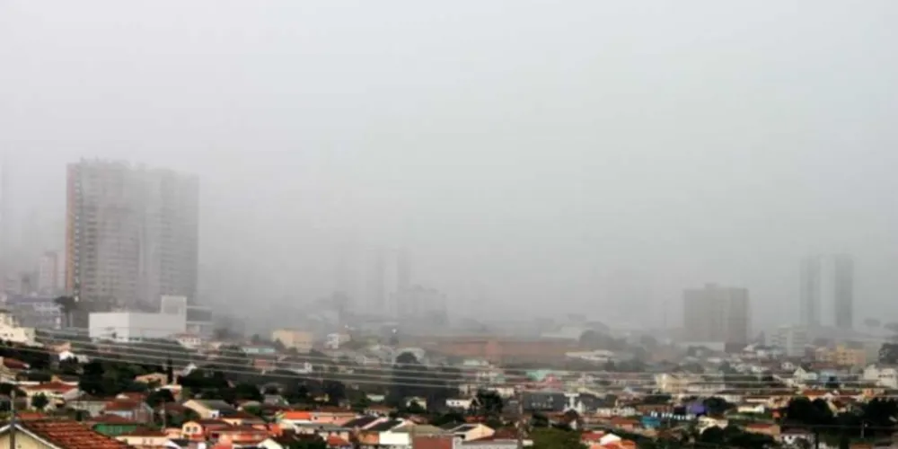Em Ponta Grossa, a mínima esperada para a quarta-feira é de 11°C