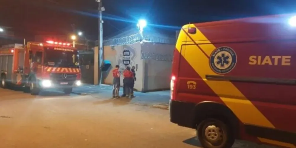 Motorista ateou fogo na carceragem da Delegacia do Alto Maracanã, em Colombo