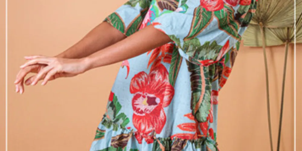 Imagem ilustrativa da imagem Clima traz tonalidades vibrantes e estampas diversificadas