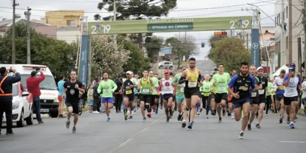 O evento ocorre em Ponta Grossa no dia 28 de agosto, com largada às 8h