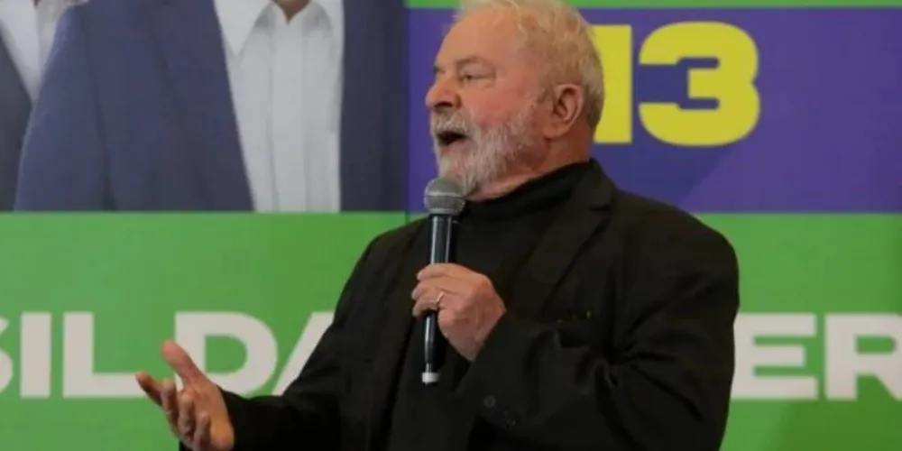 Lula é o candidato do PT à Presidência da República.