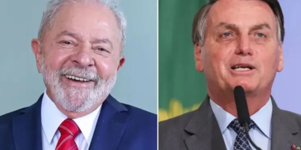 Pesquisa mostra vitória de Lula sobre Bolsonaro no 2º turno