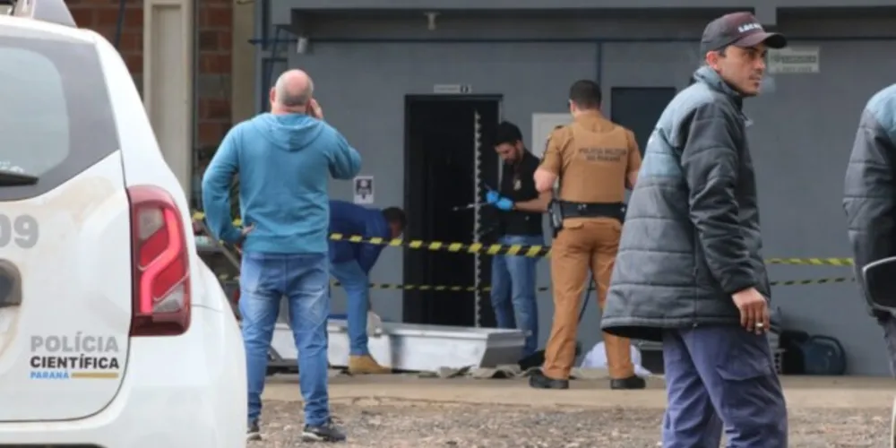 Acidente de trabalho aconteceu na manhã desta terça-feira, num barracão às margens da PR-151