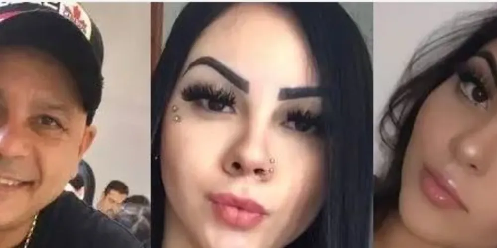 Trio morto em acidente na CIC. Braulio, Evelyn e Kesia (da esquerda para a direita)