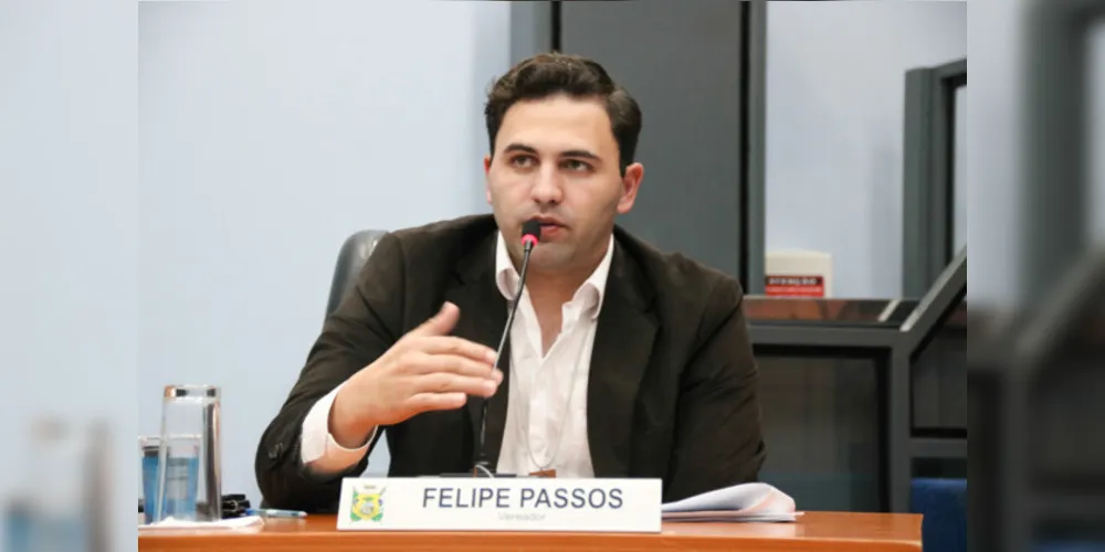 Felipe Passos (PSDB) realizou o pedido na Sessão Ordinária desta segunda-feira (22)