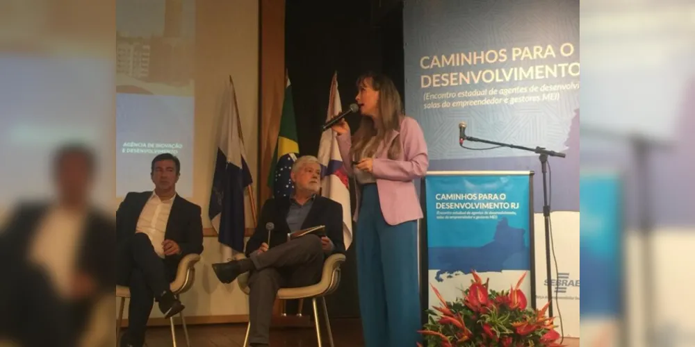 No evento, Tonia Mansani teve a oportunidade de contar um 
pouco do trabalho desenvolvido no município de Ponta Grossa