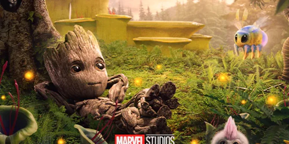 A animação apresenta um Groot aprendendo a se relacionar e conviver com outras criaturas extraterrestres. A leveza é o ponto alto da minissérie