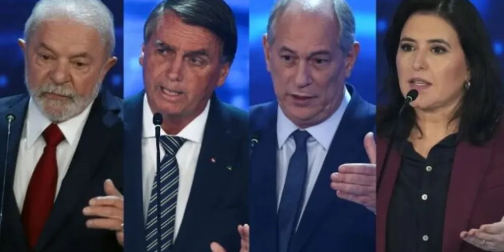 Nova pesquisa para Presidente da República mostra o desempenho do Lula, Bolsonaro, Ciro e Simone