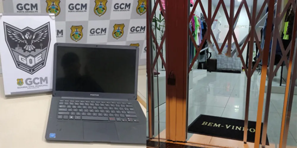 Notebook foi furtado de uma loja na rua Comendador Miró