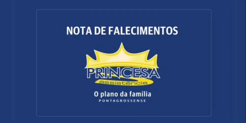 Veja a lista de sepultamentos e falecimentos deste domingo (8), divulgado pelo Serviço Funerário Municipal de Ponta Grossa