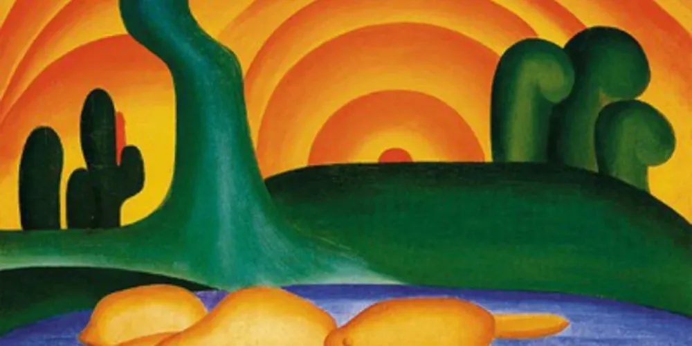 Obra 'Sol Poente', de Tarsila do Amaral, foi um dos quadros roubados da idosa