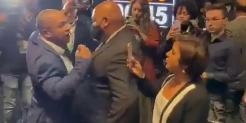 Douglas Garcia (Republicanos) e jornalista Vera Magalhães discutiram nesta madrugada após debate ao Governo do Estado