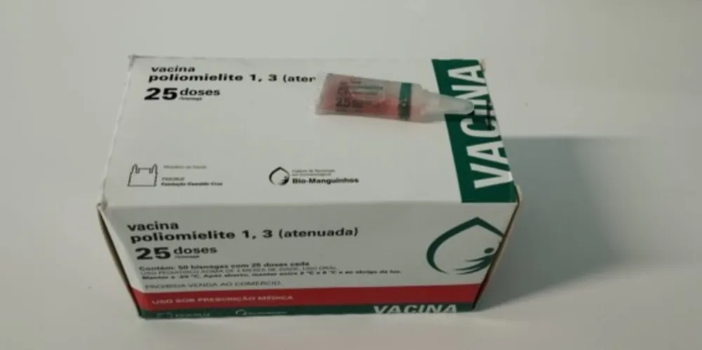 A Campanha de Vacinação Contra a Poliomielite e Multivacinação segue até 9 de setembro.