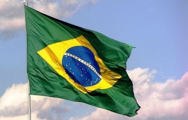 Bandeira nacional do Brasil.