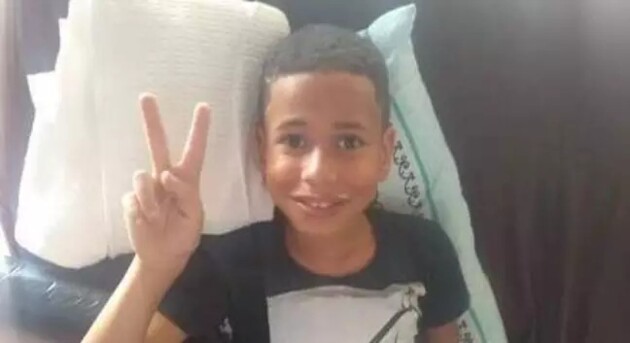 João Victor Santos Mapa tinha 10 anos, ele foi encontrado desacordado dentro de um guarda-roupa