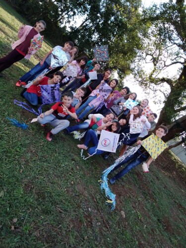 Professora aponta dia prazeroso de conhecimento por parte da turma