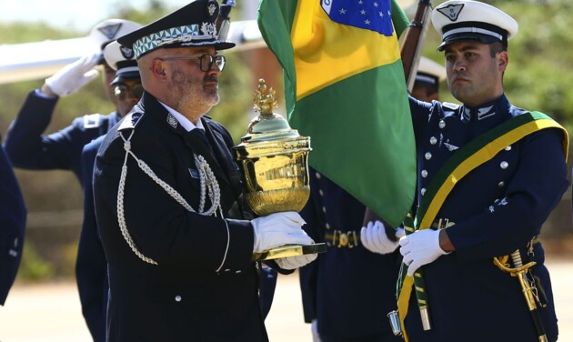 Coração chegou ao Brasil para a celebração dos 200 anos da independência.