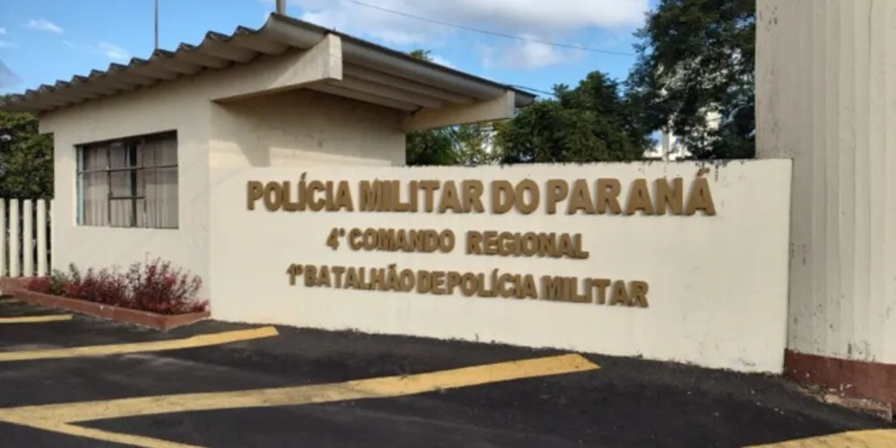 Ação foi realizada por agentes do 1º Batalhão de Polícia Militar de Ponta Grossa