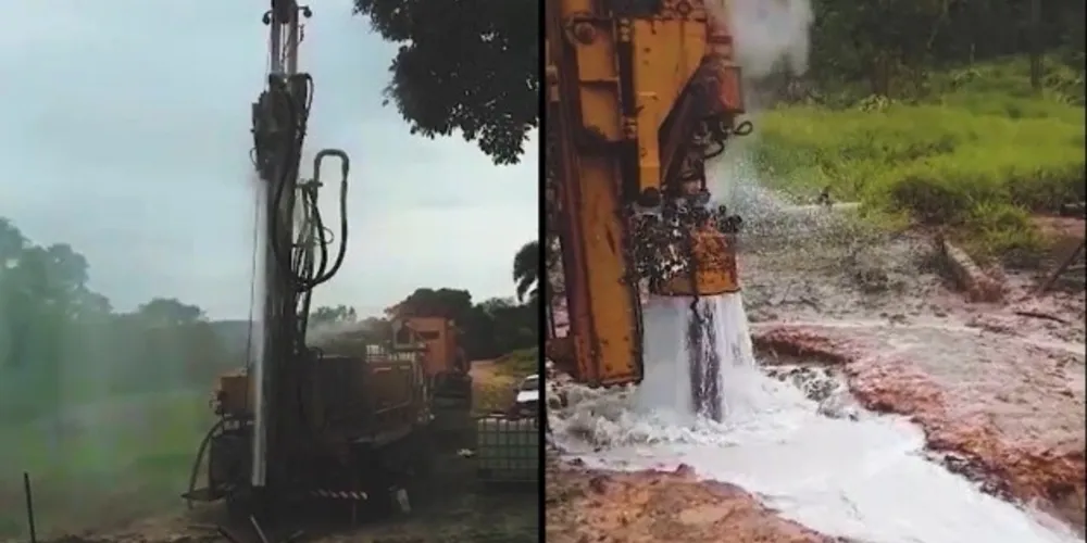 Novo poço conta com 100 metros de profundidade e uma vazão de 40 m³