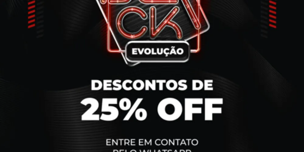 Para os últimos dias de novembro, a Evolução está com descontos especiais
