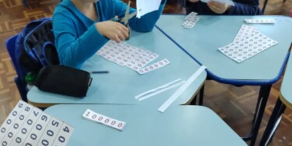 Trabalhos com números permitiram que alunos pudessem imergir nos conteúdos