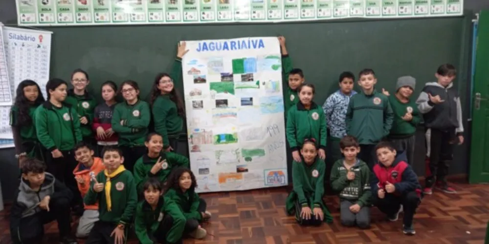 Estudos e trabalhos foram utilizados para confecção do cartaz 'Jaguariaíva: 199 anos'