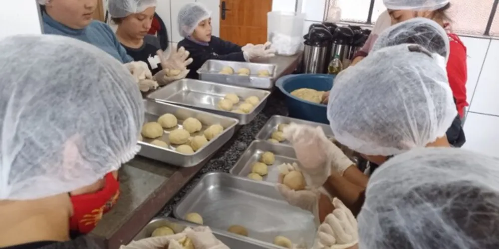 Produção do alimento foi um dos pontos altos do trabalho
