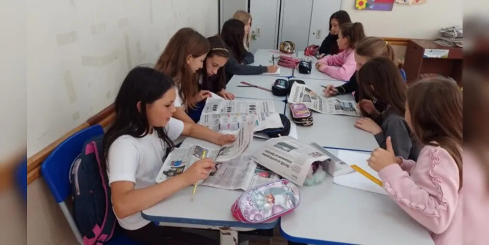 Edição do JM foi uma das bases do trabalho em sala de aula