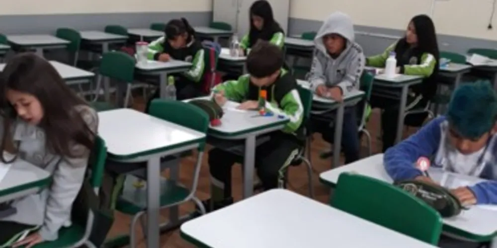 Alunos protagonizaram várias ações em sala